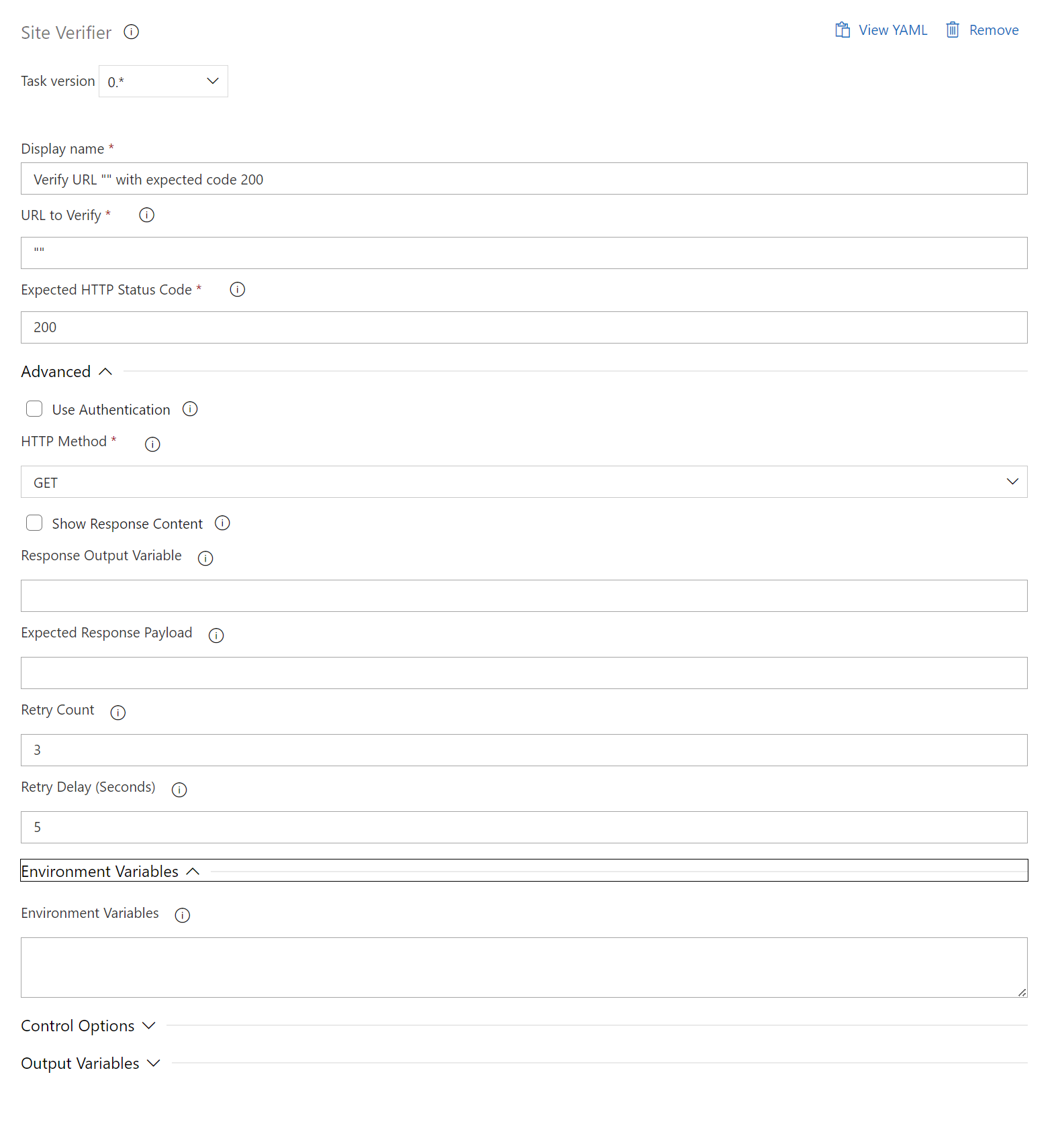 Configure Parameters